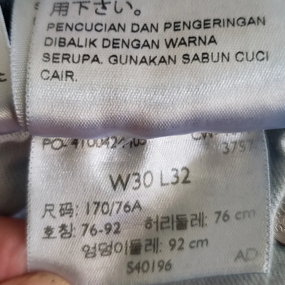 Levi's Blue Straight-Leg Jeans with‎ Gradient Effect